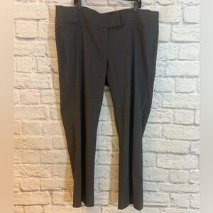 Torrid gray plaid work trousers plus size 24R